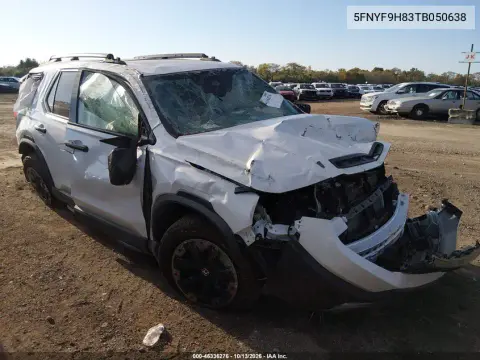 5FNYF9H83TB050638 — 2026 Honda Passport, Неизвестные повреждения, фото до ремонта