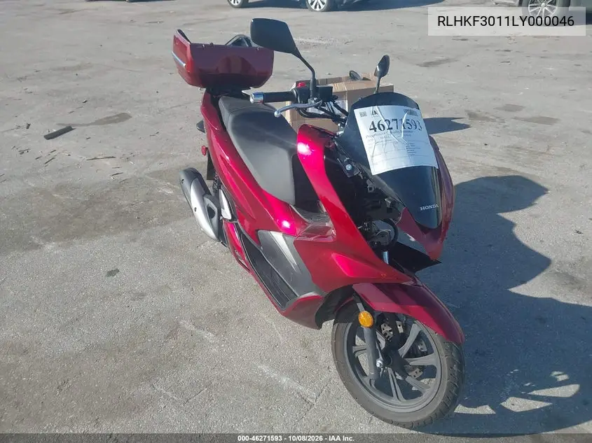 2020 Honda Ww150 A VIN RLHKF3011LY000046 фото 2