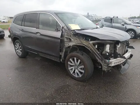 5FNYF5H58NB010637 — 2022 Honda Pilot 2WD EX-L, Передняя часть (Front End), фото до ремонта