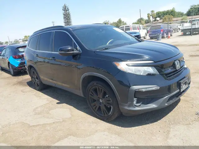 5FNYF5H24MB029688 — 2021 Honda Pilot 2WD Special Edition, Задняя часть слева (Left Rear), фото до ремонта