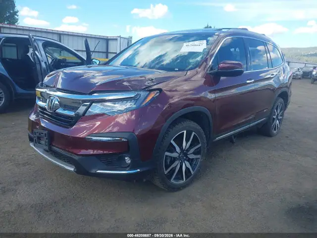 5FNYF6H99MB088934 — 2021 Honda Pilot AWD Touring 8 Passenger, фото 2 с аукциона IAAI 13.10.2026, Передняя часть