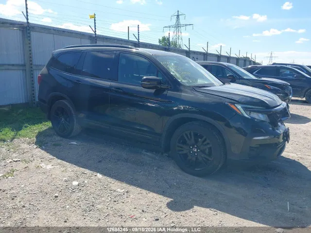 2019 Honda Pilot Black Edition VIN 5FNYF6H06KB504646 фото 1