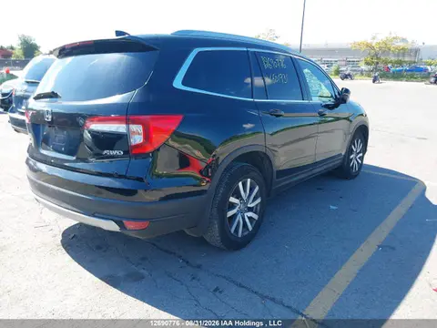 2021 Honda Pilot Black VIN 5FNYF6H71MB501931 фото 4