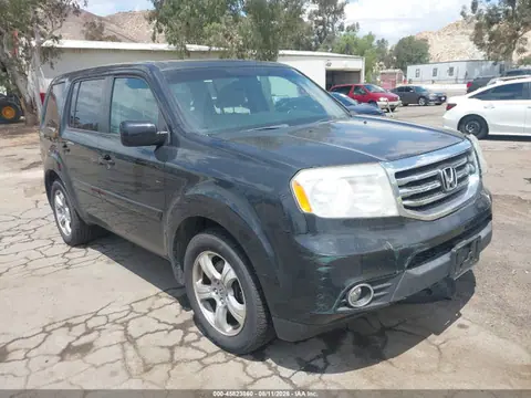 5FNYF4H54FB040018 — 2015 Honda Pilot EX-L, Передняя часть слева (Left Front), фото до ремонта