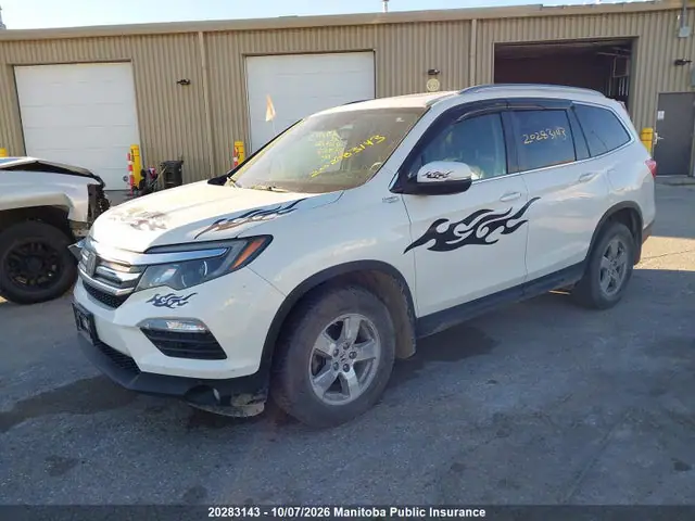 5FNYF6H70HB508102 — 2017 Honda Pilot EX-L, фото 2 с аукциона IAAI 14.10.2026, Град