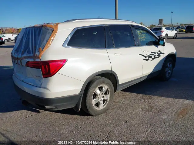5FNYF6H70HB508102 — 2017 Honda Pilot EX-L, фото 4 с аукциона IAAI 14.10.2026, Град