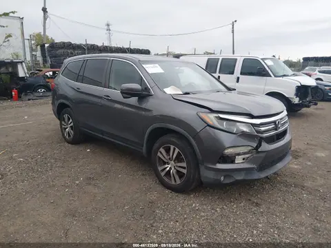 5FNYF6H58HB002919 — 2017 Honda Pilot EX-L, Передняя часть (Front End), фото до ремонта