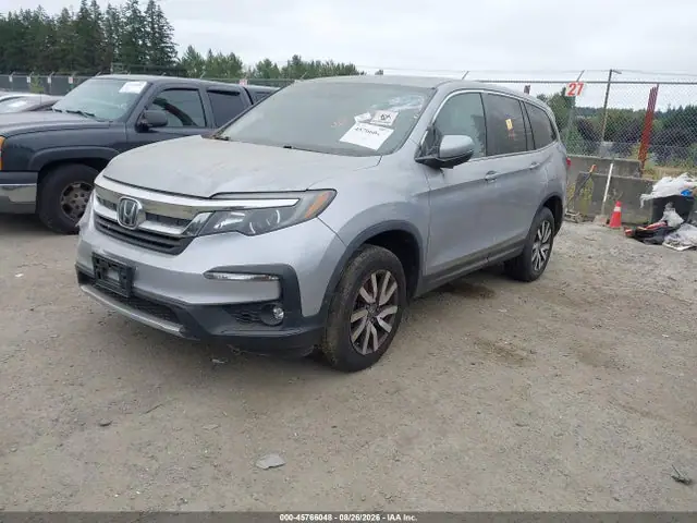 5FNYF6H55KB007518 — 2019 Honda Pilot EX-L, фото 2 с аукциона IAAI 14.10.2026, Задняя часть