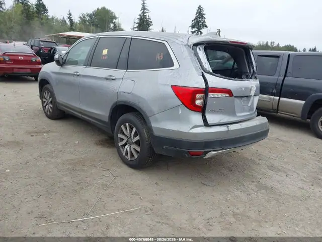 5FNYF6H55KB007518 — 2019 Honda Pilot EX-L, фото 3 с аукциона IAAI 14.10.2026, Задняя часть