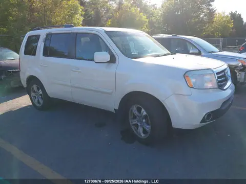 5FNYF4H49EB502448 — 2014 Honda Pilot EX, Передняя часть слева (Left Front), фото до ремонта