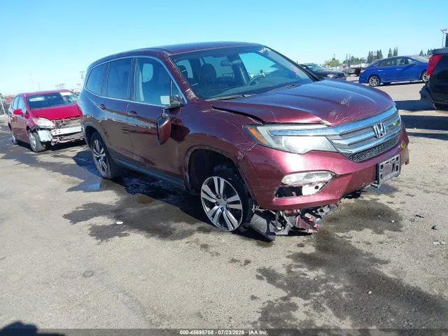 2018 Honda Pilot Ex VIN 5FNYF6H35JB038748 фото 1