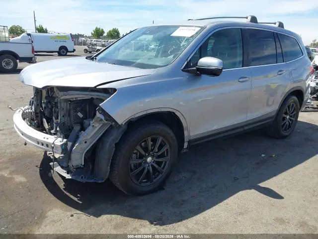 5FNYF5H32KB012281 — 2019 Honda Pilot EX, фото 2 с аукциона IAAI 30.09.2026, Передняя часть
