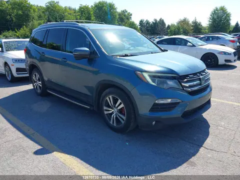 5FNYF6H59GB506605 — 2016 Honda Pilot EXL, Левый бок (Left Side), фото до ремонта