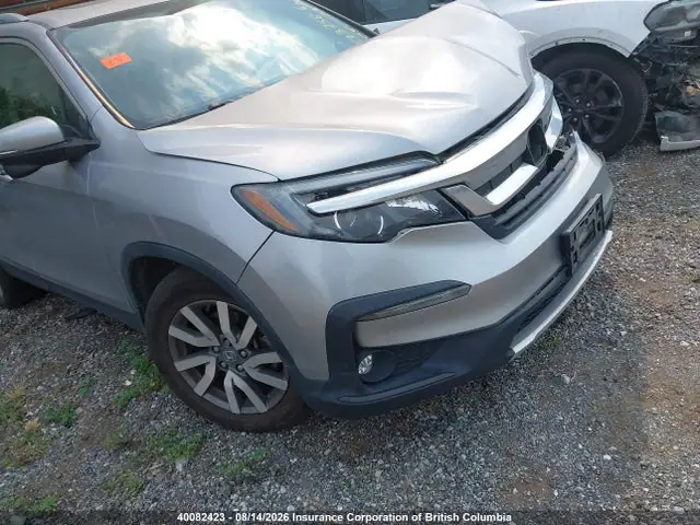 5FNYF6H73KB507405 — 2019 Honda Pilot EXL, Передняя часть слева (Left Front), фото до ремонта