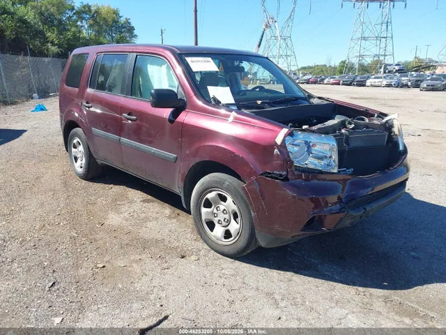 2015 Honda PILOT LX VIN 5FNYF4H20FB003361 фото 1