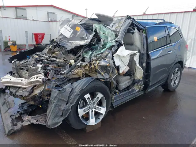 5FNYF6H97GB006557 — 2016 Honda Pilot Touring, фото 2 с аукциона IAAI 13.10.2026, Биологическая или химическая опасность