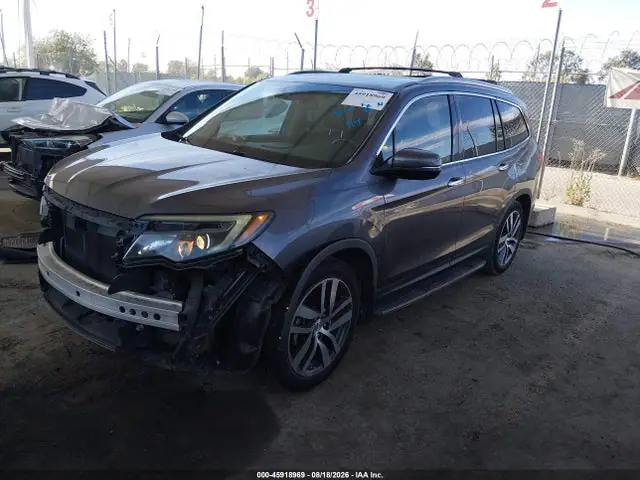 5FNYF5H90HB023180 — 2017 Honda Pilot Touring, фото 2 с аукциона IAAI 14.10.2026, Передняя часть