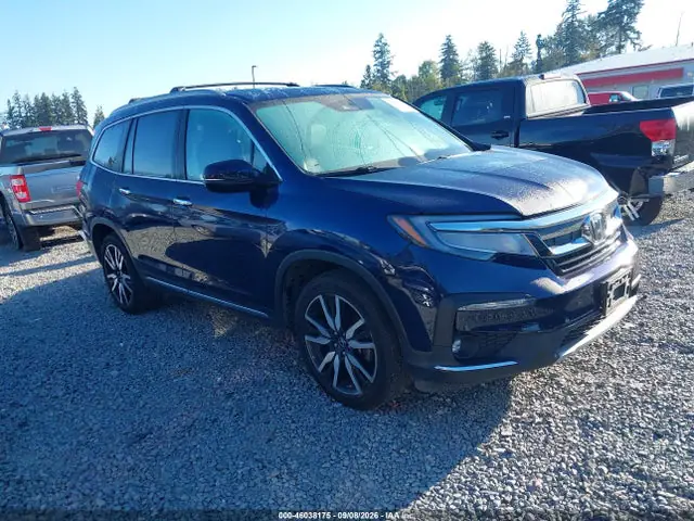 5FNYF6H97KB068047 — 2019 Honda Pilot Touring, Задняя часть слева (Left Rear), фото до ремонта