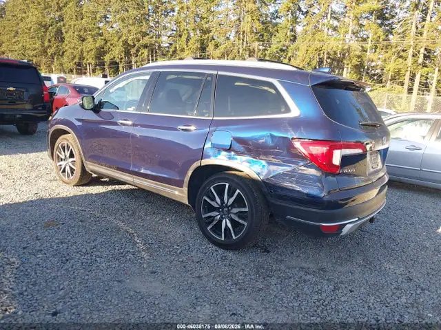 5FNYF6H97KB068047 — 2019 Honda Pilot Touring, фото 3 с аукциона IAAI 30.09.2026, Задняя часть слева