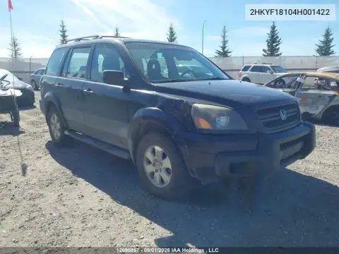 2004 Honda Pilot Lx VIN 2HKYF18104H001422 фото 2
