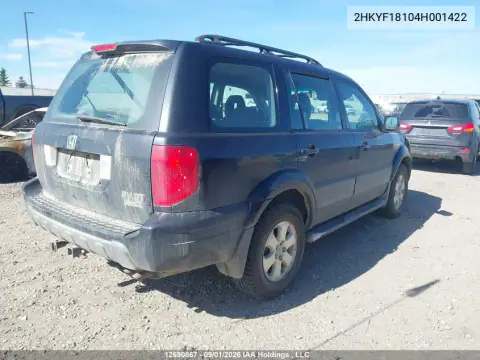 2004 Honda Pilot Lx VIN 2HKYF18104H001422 фото 5
