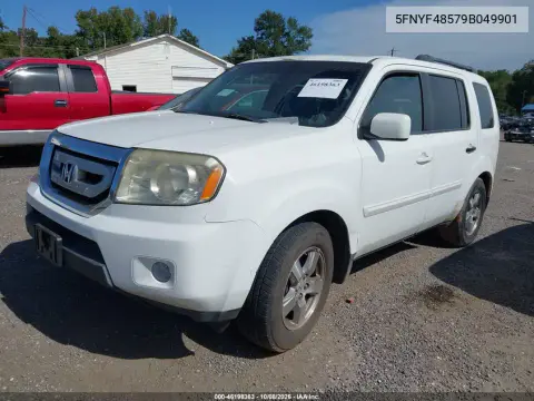 2009 Honda Pilot Ex-L VIN 5FNYF48579B049901 фото 2