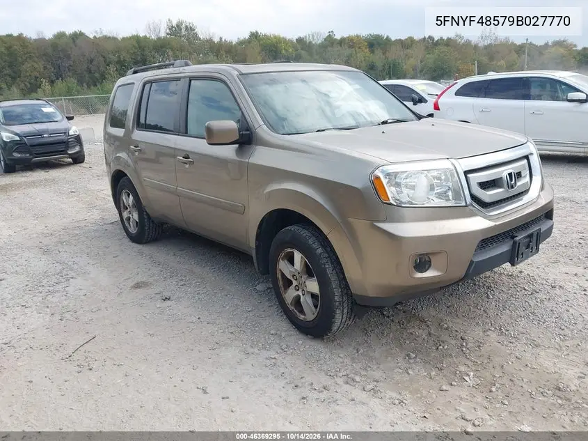 5FNYF48579B027770 — 2009 Honda Pilot, фото 2 с аукциона IAAI, Естественный износ