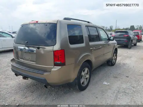 5FNYF48579B027770 — 2009 Honda Pilot, фото 5 с аукциона IAAI, Естественный износ