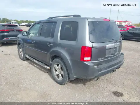 2010 Honda Pilot Exl VIN 5FNYF4H51AB504391 фото 4
