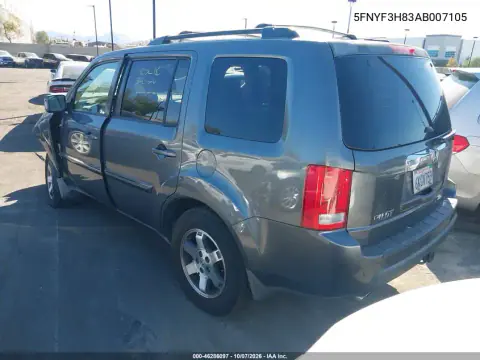 2010 Honda Pilot Touring VIN 5FNYF3H83AB007105 фото 4