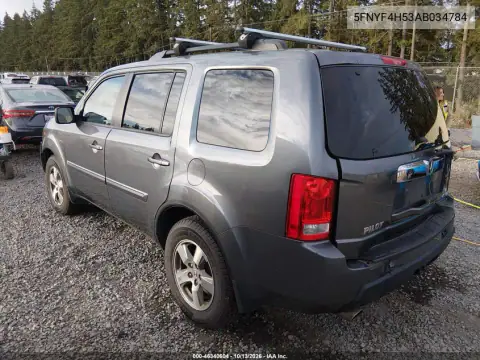 2010 Honda Pilot Ex-L VIN 5FNYF4H53AB034784 фото 4