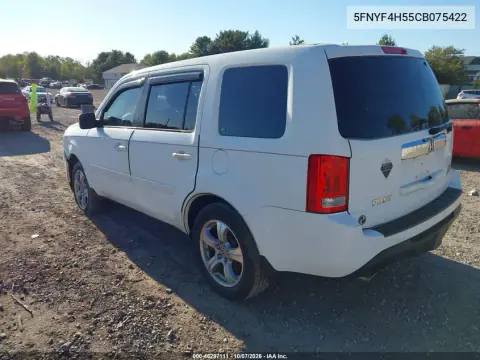 2012 Honda Pilot Ex-L VIN 5FNYF4H55CB075422 фото 4