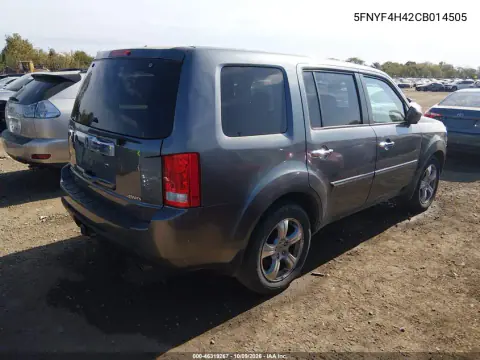 2012 Honda Pilot Ex VIN 5FNYF4H42CB014505 фото 5