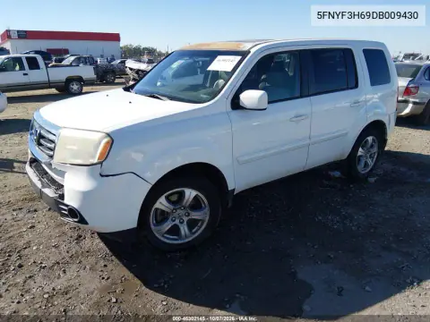 2013 Honda Pilot Ex-L VIN 5FNYF3H69DB009430 фото 3