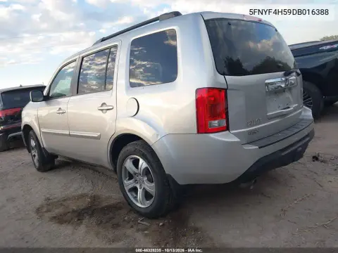 2013 Honda Pilot Ex-L VIN 5FNYF4H59DB016388 фото 4