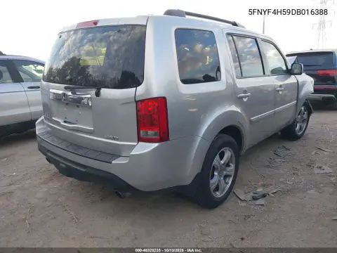 2013 Honda Pilot Ex-L VIN 5FNYF4H59DB016388 фото 5
