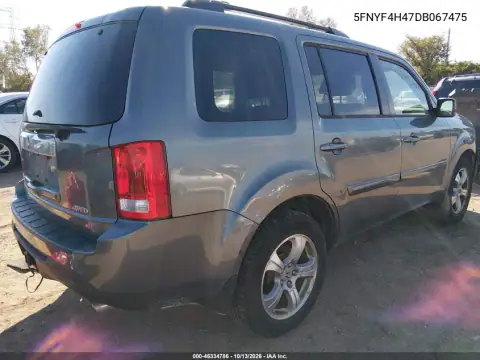 5FNYF4H47DB067475 — 2013 Honda Pilot, фото 4 с аукциона IAAI, Передняя часть