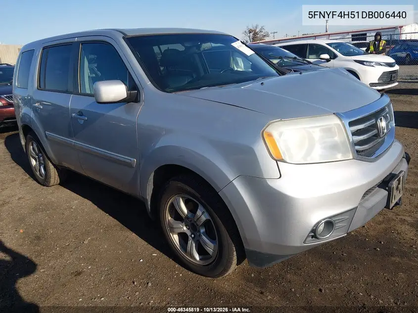 5FNYF4H51DB006440 — 2013 Honda Pilot, фото 2 с аукциона IAAI, Передняя часть
