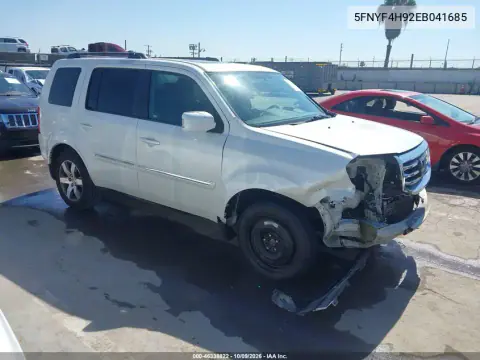 5FNYF4H92EB041685 — 2014 Honda Pilot, Естественный износ, фото до ремонта