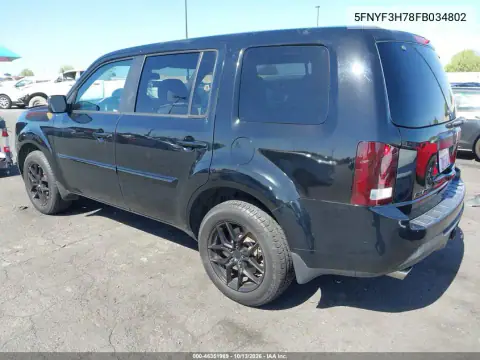 5FNYF3H78FB034802 — 2015 Honda Pilot, фото 4 с аукциона IAAI, Передняя часть