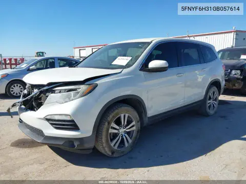 2016 Honda Pilot Ex VIN 5FNYF6H31GB057614 фото 3
