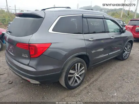 2016 Honda Pilot Elite VIN 5FNYF6H08GB062279 фото 5