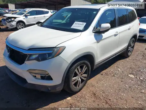 5FNYF5H74GB055899 — 2016 Honda Pilot, фото 3 с аукциона IAAI, Передняя часть