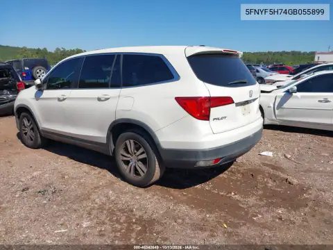 5FNYF5H74GB055899 — 2016 Honda Pilot, фото 4 с аукциона IAAI, Передняя часть