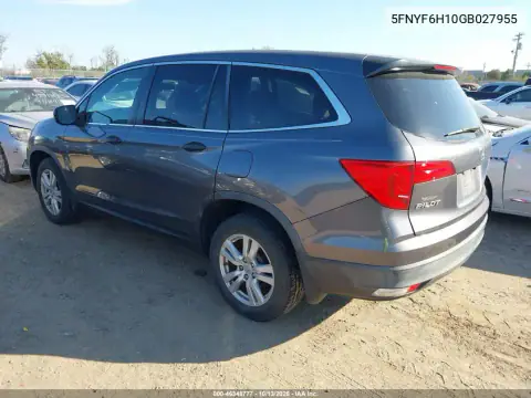 5FNYF6H10GB027955 — 2016 Honda Pilot, фото 3 с аукциона IAAI, Естественный износ