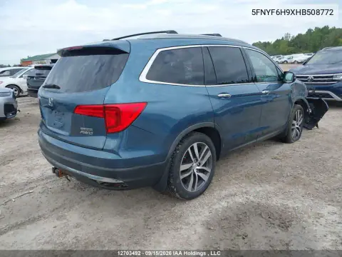 2017 Honda Pilot Touring VIN 5FNYF6H9XHB508772 фото 4
