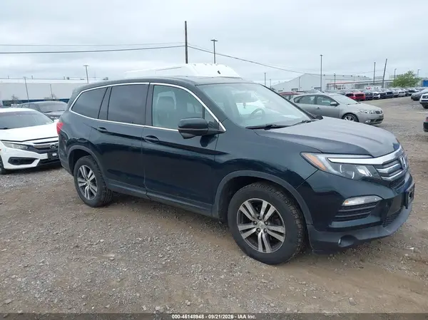 5FNYF6H54HB077844 — 2017 Honda Pilot, Передняя часть слева (Left Front), фото до ремонта