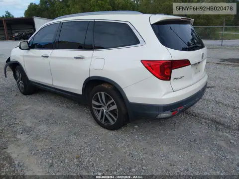 2017 Honda Pilot Touring VIN 5FNYF6H92HB020478 фото 3