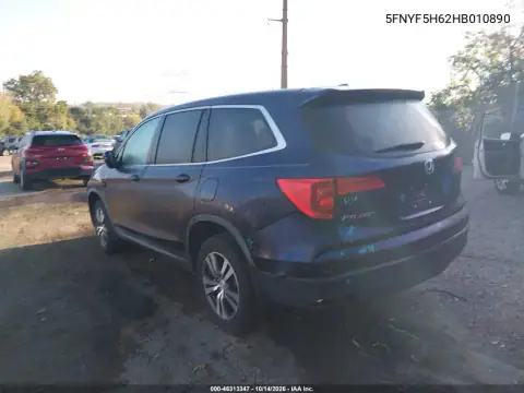5FNYF5H62HB010890 — 2017 Honda Pilot, фото 3 с аукциона IAAI, Задняя часть