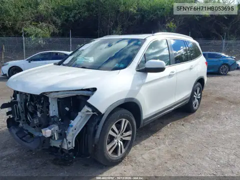 2017 Honda Pilot Ex-L VIN 5FNYF6H71HB053695 фото 3